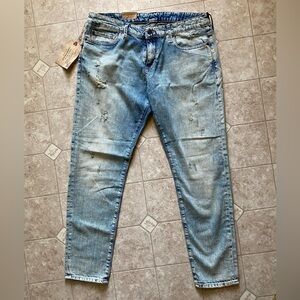 Ralph Lauren Denim & Supply distressed skinny boyfriend jeans